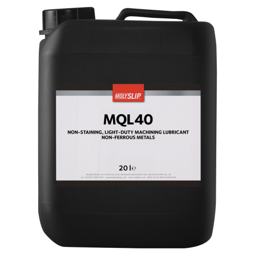 Molyslip MQL 40 Vernevelbaar smeermiddel voor metaalbewerking 5Ltr can