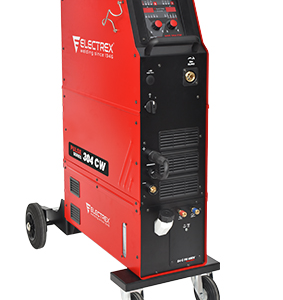 Electrex mig/mag lasmachine 304cw basic watergekoeld incl. trolley, toorts, massa en reduceer