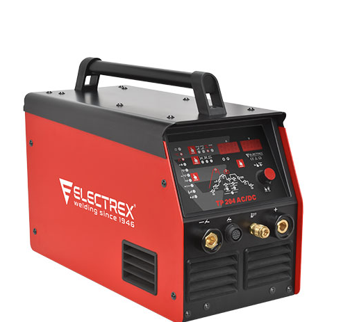 Electrex TP 204 AC/DC SW watergekoeld compleet met trolley en laskabels 200A
