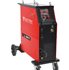 Electrex 304C Basic compacte watergekoelde Mig-machine. Incl. waterkoeler en trolly