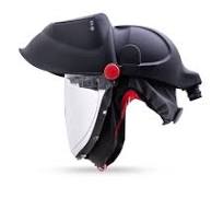 Cleanair flexview lashelm  met veiligeheidshelm Balder/Malina CA40GW met een True Color cassette kleur 9-13 en luchtaansluiting.